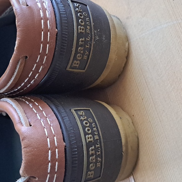Mens LLBean Duck Shoes Brown 9 W - Picture 2 of 4